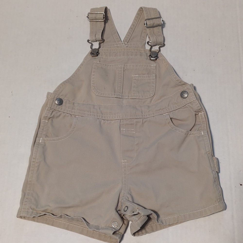 Baby Gap Khaki Overall Shorts